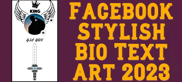 Facebook Stylish Bio Text Art