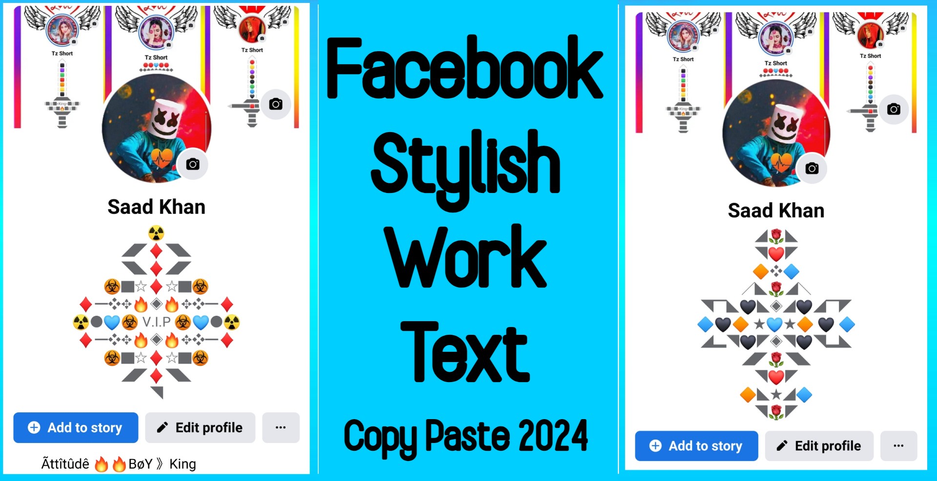 Facebook Stylish Work Text